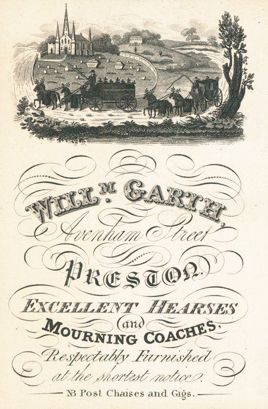 Handelskarte, William Garth von English School