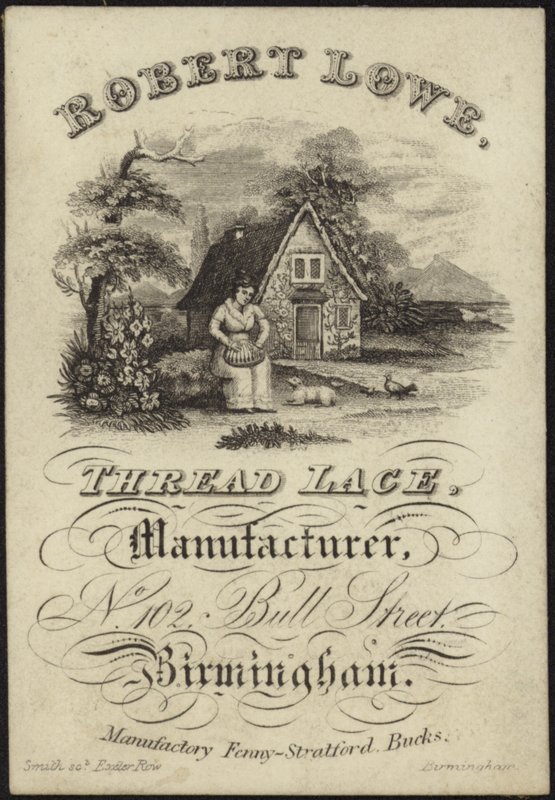 Handelskarte für Robert Lowe von English School