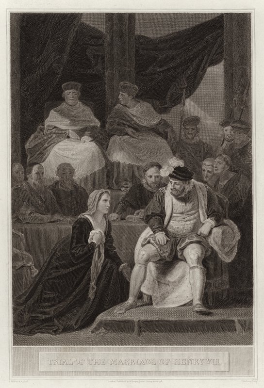 Prozess der Ehe von Heinrich VIII von English School