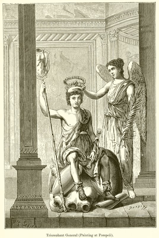 Triumphierender General von English School