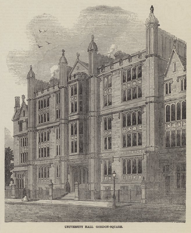 University Hall, Gordon-Square (Stich) von English School