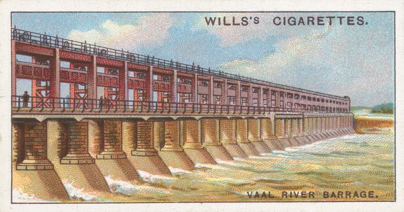 Vaal-Fluss-Staudamm von English School