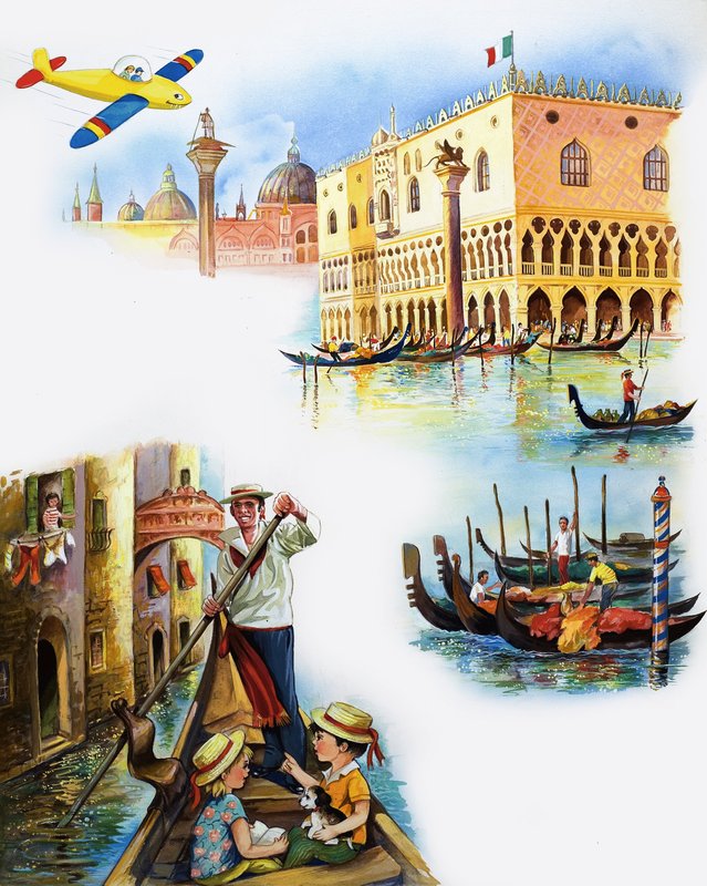 Venedig von English School
