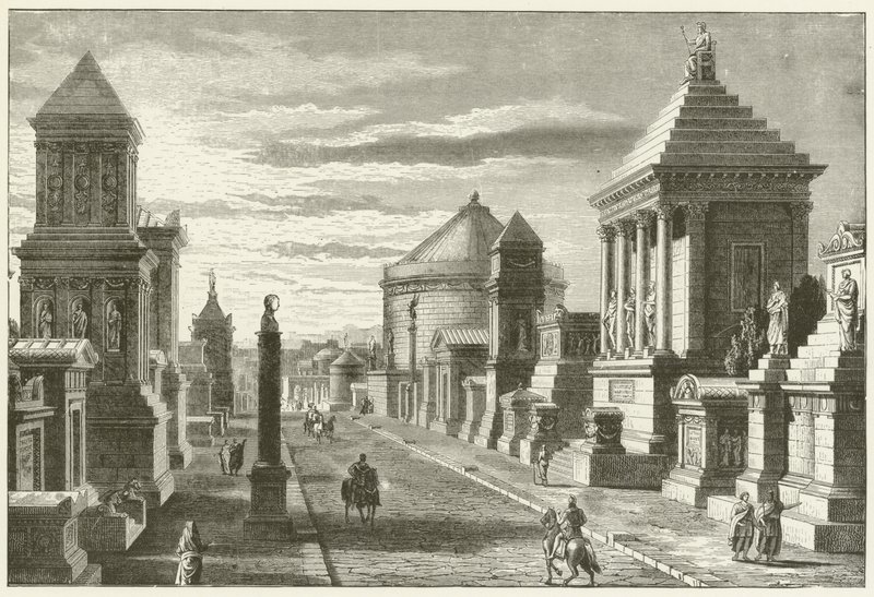 Via Appia, nahe Rom von English School