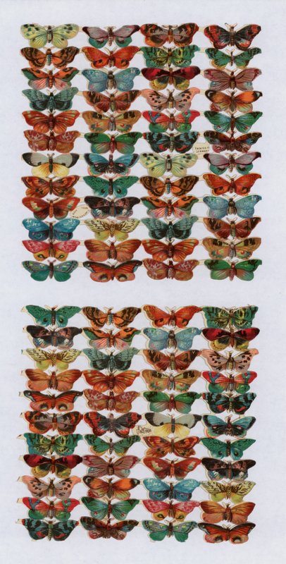Viktorianische Schnipsel (Chromolitho) von English School