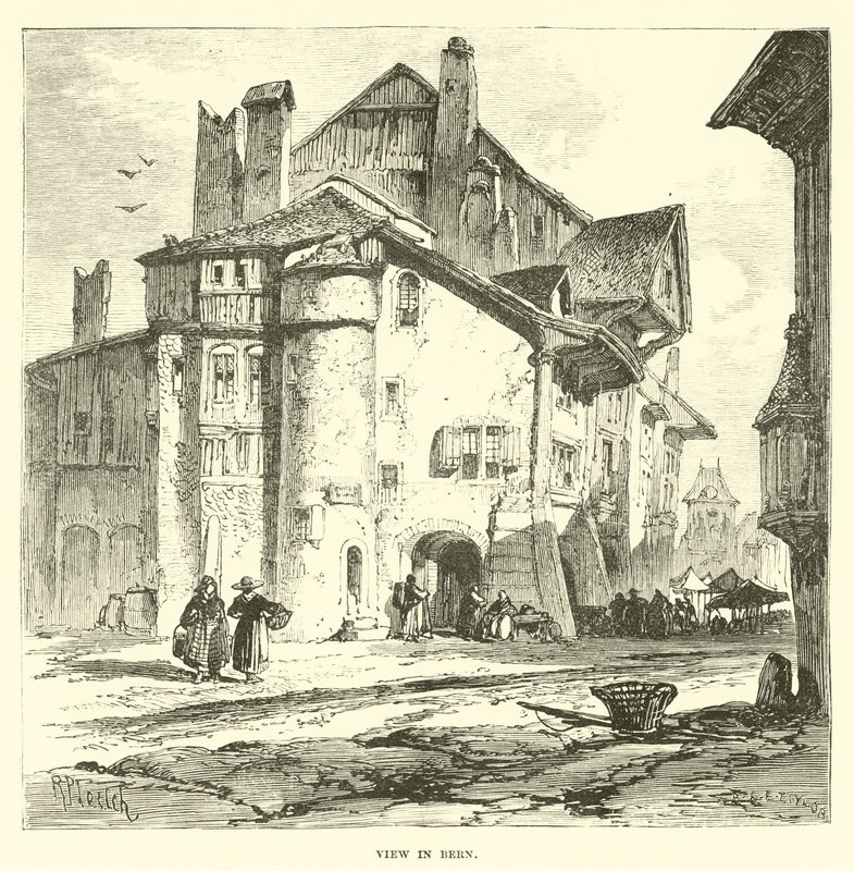 Ansicht von Bern von English School