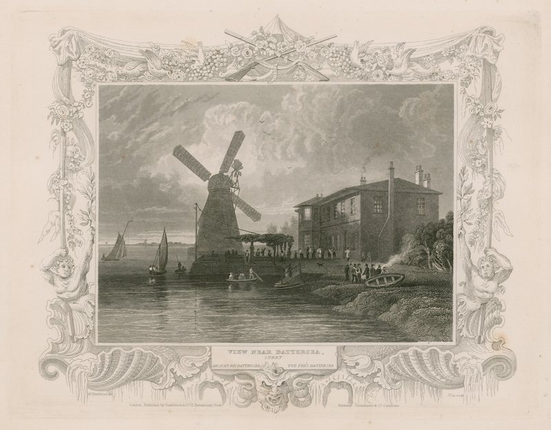 Ansicht nahe Battersea von English School