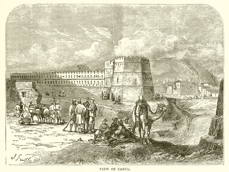 Ansicht von Kabul von English School