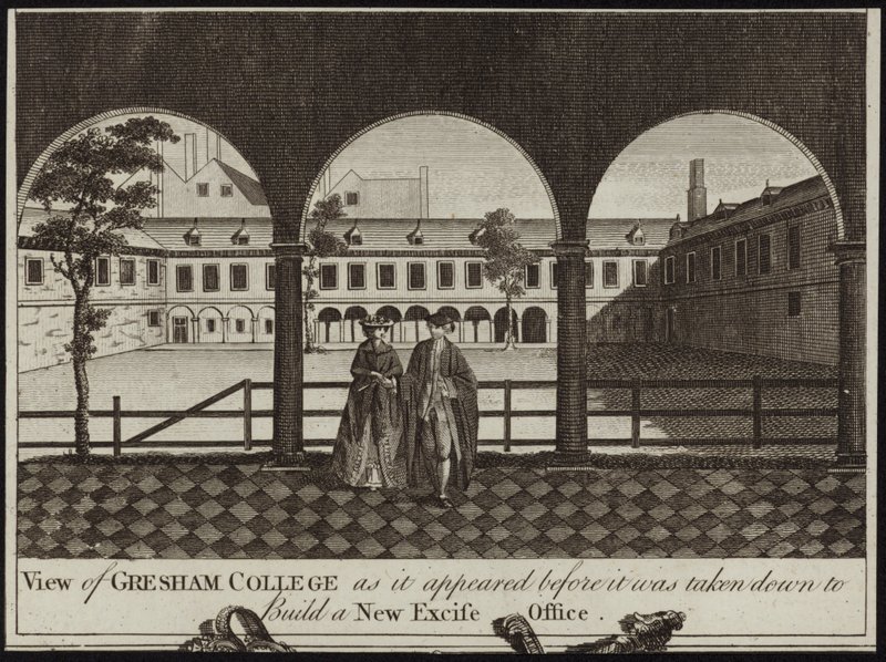 Ansicht des Gresham College von English School