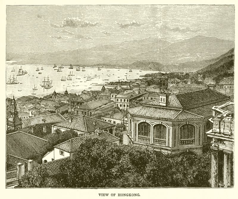 Ansicht von Hongkong von English School
