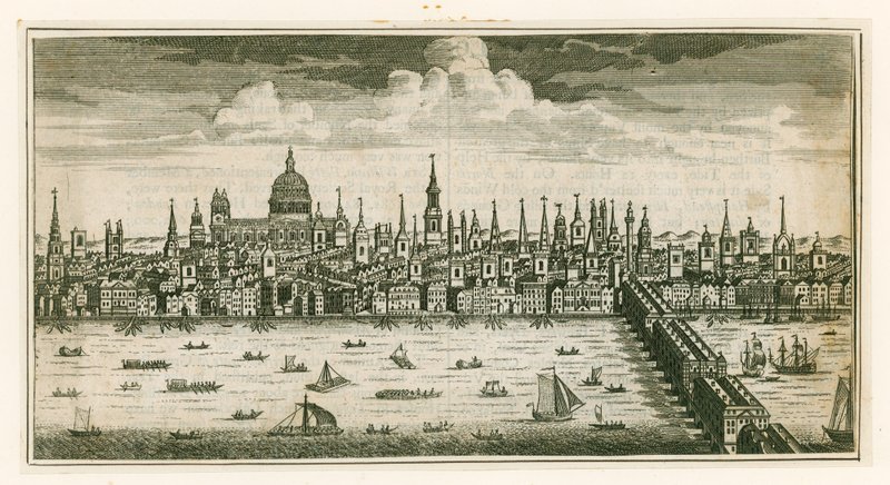 Ansicht von London von English School