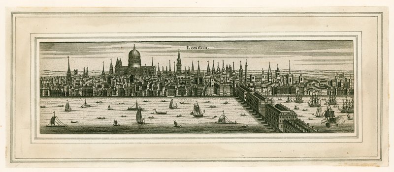Ansicht von London von English School