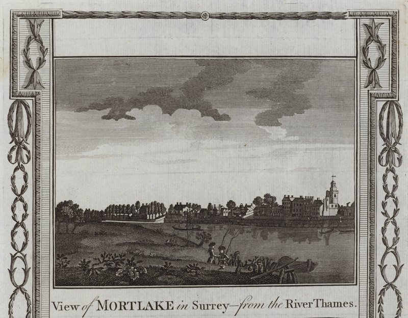 Ansicht von Mortlake von English School