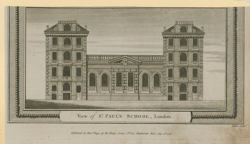 Ansicht der St. Pauls Schule von English School