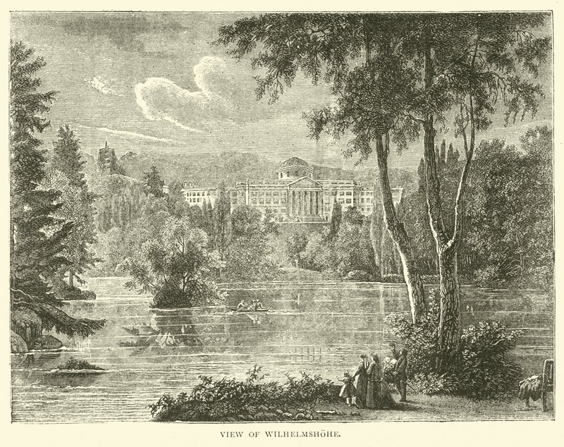 Ansicht von Wilhelmshöhe, September 1870 von English School