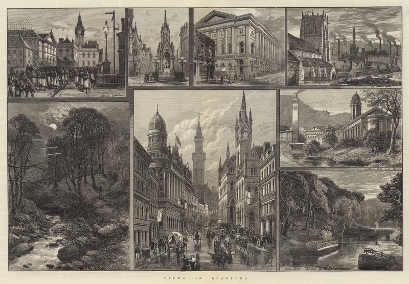 Ansichten von Bradford von English School