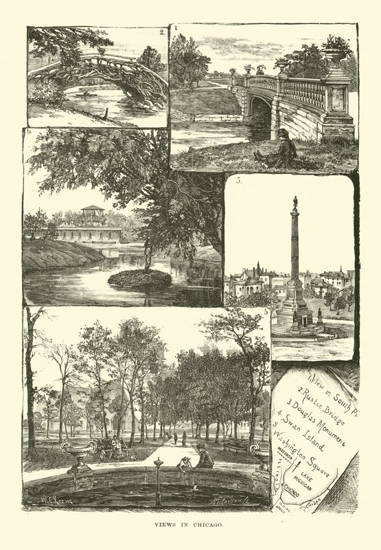 Ansichten von Chicago von English School
