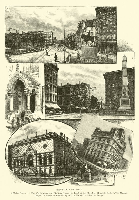 Ansichten in New York von English School