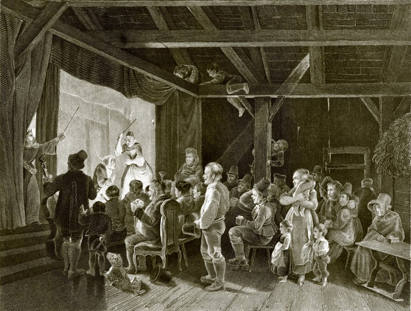 Dorflustspiel von English School