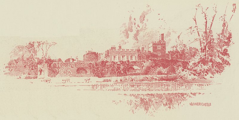 Schloss Walmer (Gravur) von English School