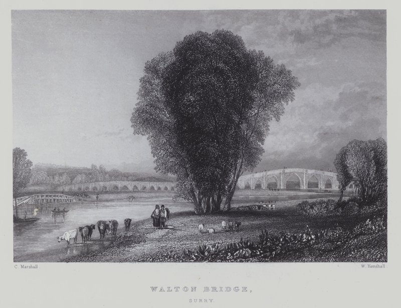 Walton Bridge, Surrey von English School