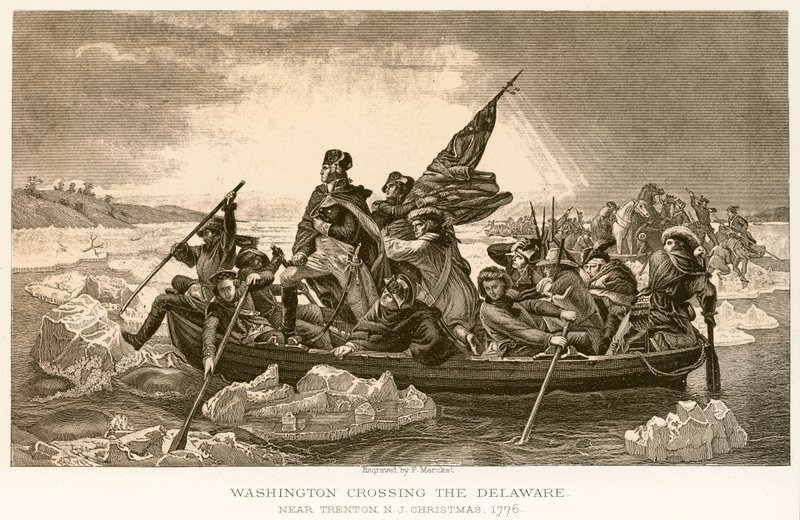 Washington überquert den Delaware von English School
