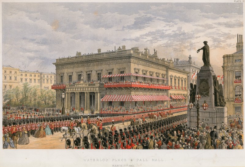 Waterloo Place und Pall Mall von English School