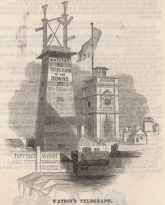 Watsons Telegraph zu den Downs von English School