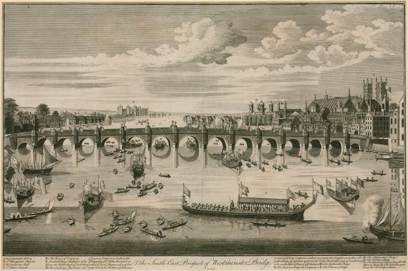 Westminster-Brücke von English School