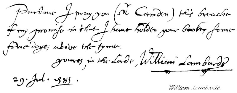 William Lambarde von English School