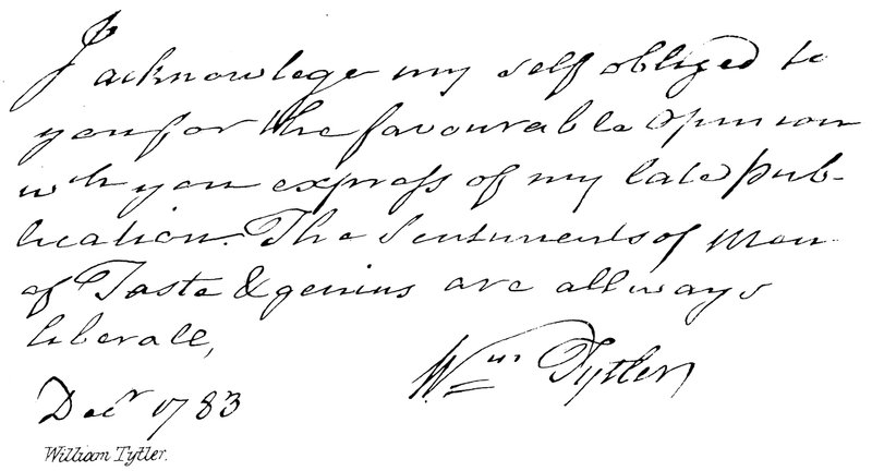 William Tytler von English School