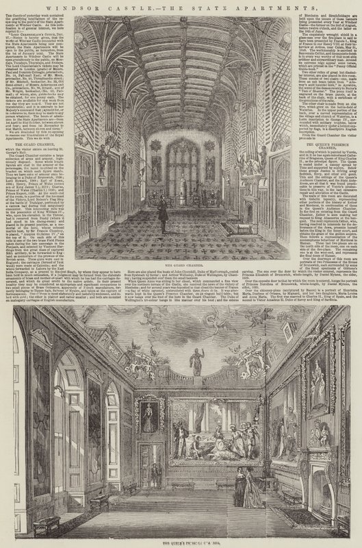 Windsor Castle, die Staatsgemächer von English School