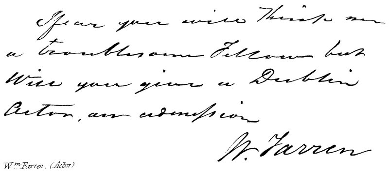 William Farren von English School