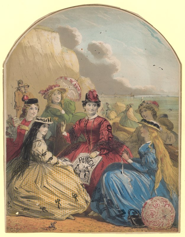 Frauen am Meer von English School