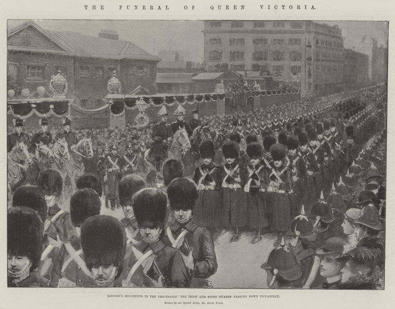 Das Begräbnis von Königin Victoria von Enoch Ward