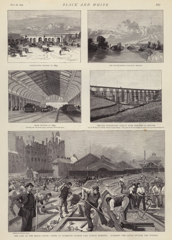 Die Great Western Railway (GWR) von Enoch Ward