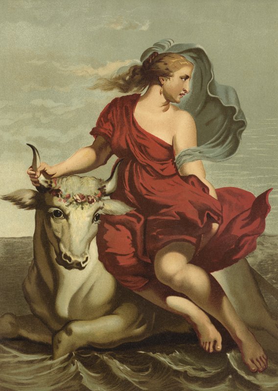 Der Raub der Europa von Erasmus after Quellinus