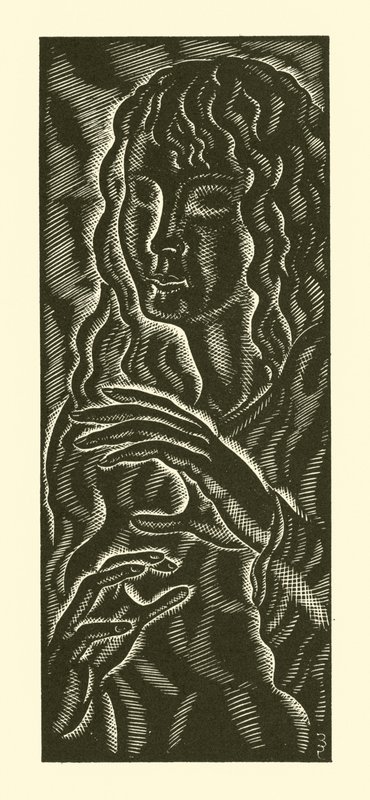 Blindes Mädchen von Eric Gill