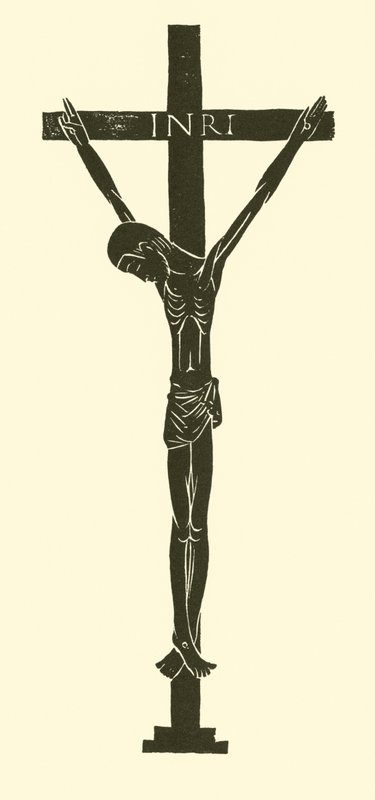 Kruzifix von Eric Gill