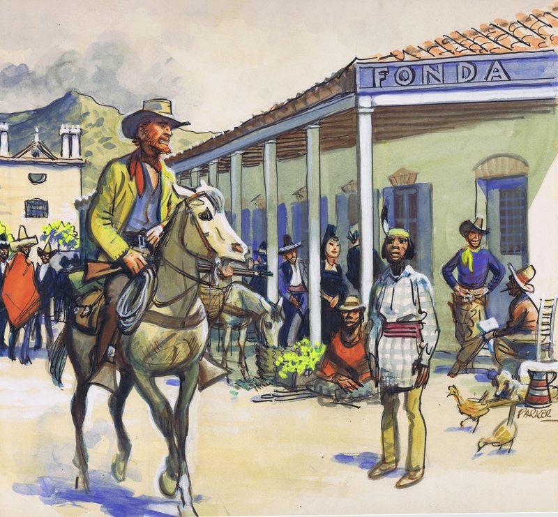 La Fonda, Santa Fe von Eric Parker