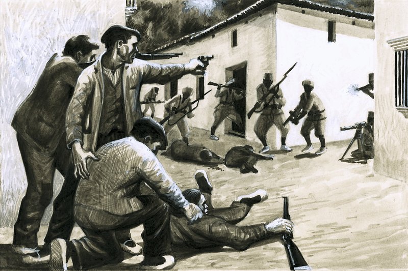 Soldaten des Spanischen Bürgerkriegs von Eric Parker