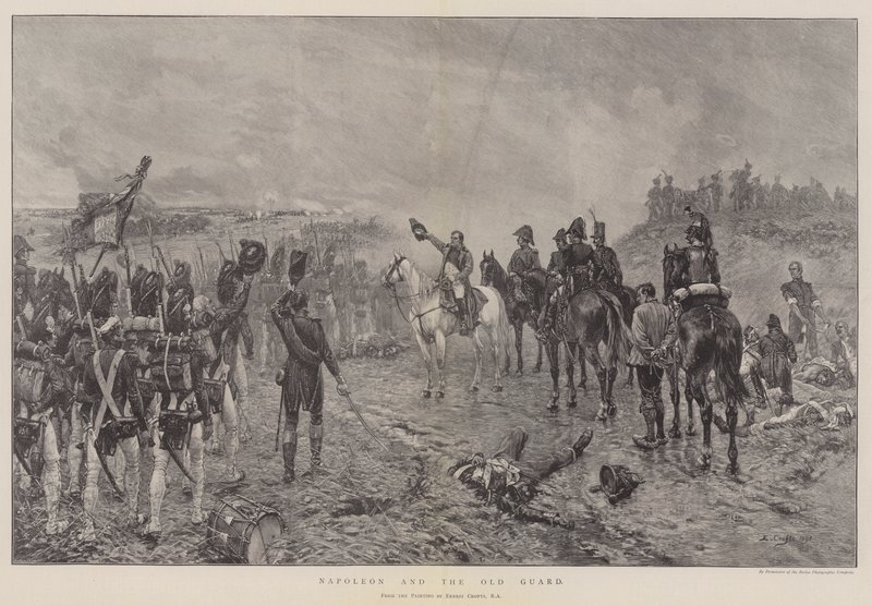 Napoleon und die Alte Garde von Ernest Crofts
