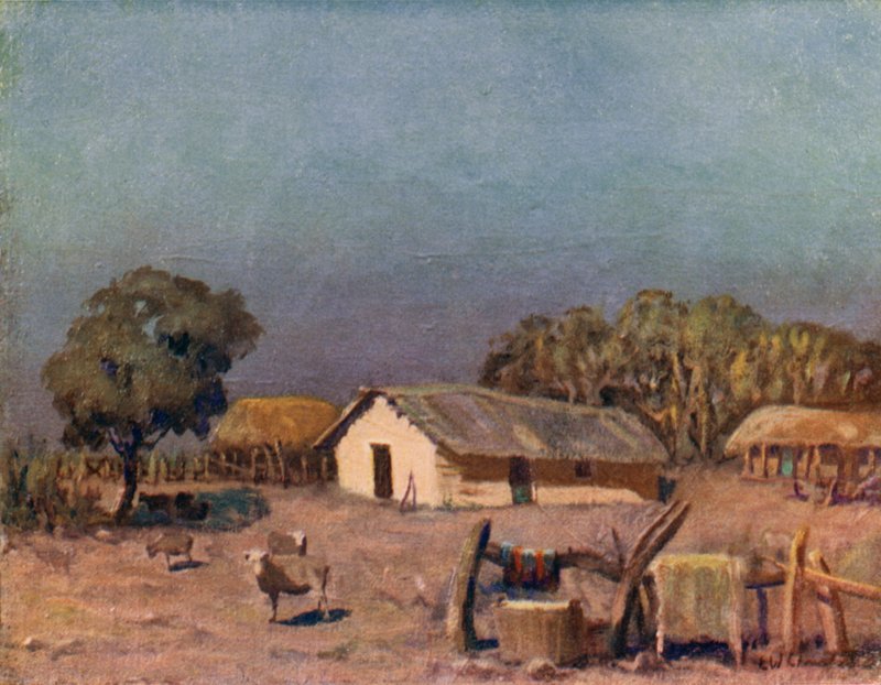 Typisches Rancho von Ernest William Christmas