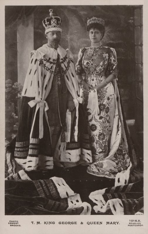 König Georg V. und Königin Mary von Ernest Brooks