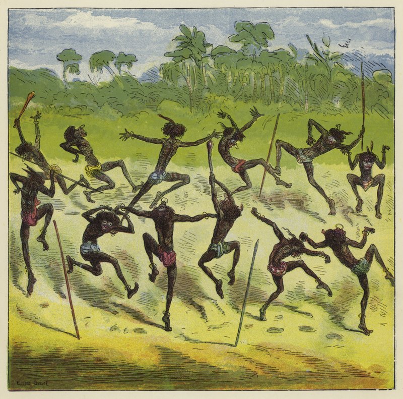 Ashanti-Königsball von Ernest Henry Griset
