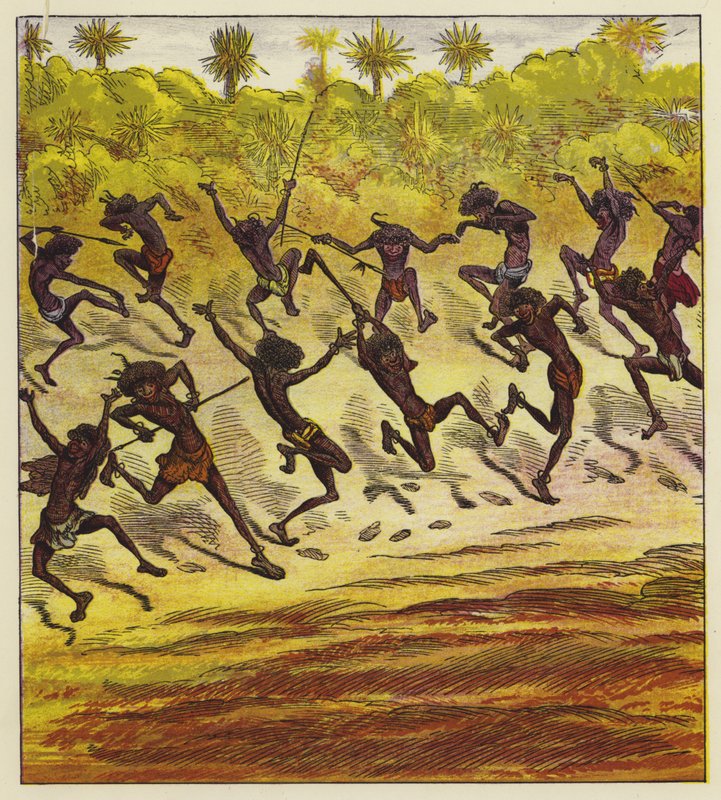 Kannibalen tanzen von Ernest Henry Griset