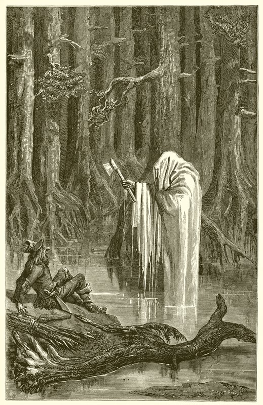 Merkur und der Holzfäller von Ernest Henry Griset