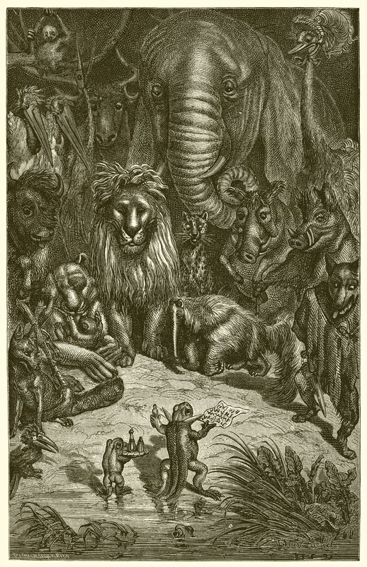 Der Frosch und der Fuchs von Ernest Henry Griset