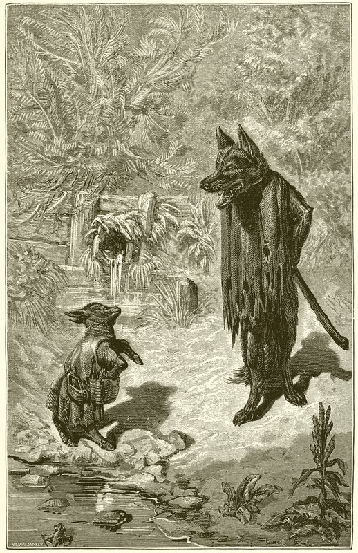 Der Wolf und das Lamm von Ernest Henry Griset