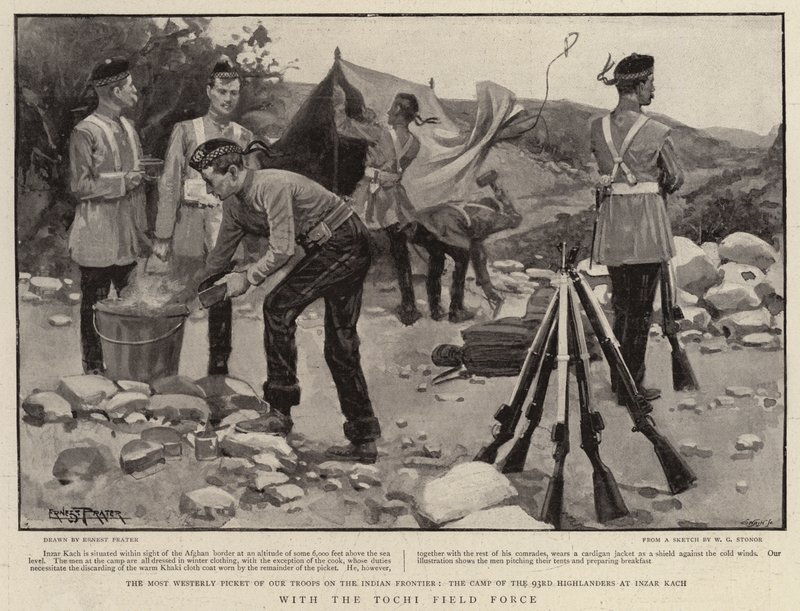 Mit der Tochi-Feldtruppe von Ernest Prater